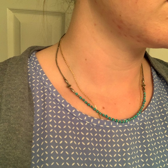 Turquoise and silver necklace - Picture 7 of 7